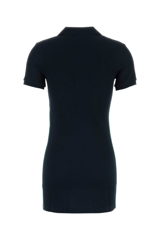 Navy blue jersey polo dress GUCCI (872682XJHYN)