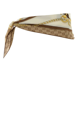 Printed silk belt GUCCI (8749763G005)