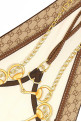 Printed silk belt GUCCI (8749763G005)