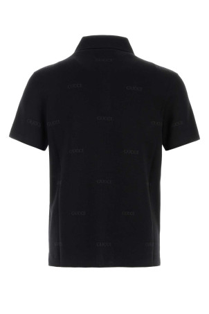 Embroidered wool blend polo shirt GUCCI (875492XKFPE)