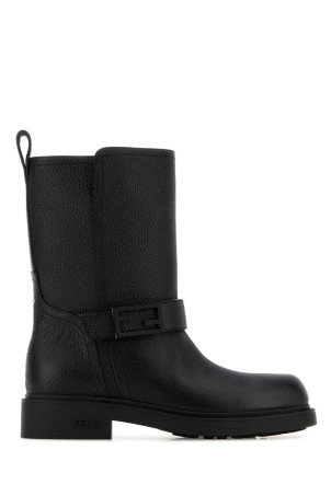 Black leather Fendi Filo boots Black FENDI (8T8892TDK)