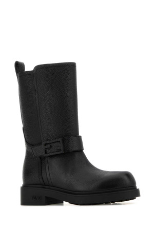 Black leather Fendi Filo boots Black FENDI (8T8892TDK)
