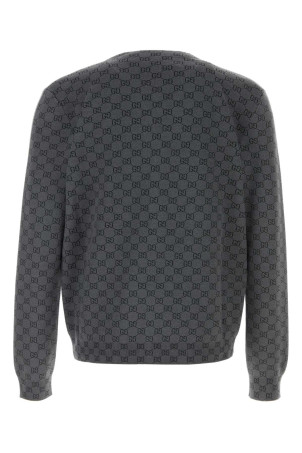 Embroidered wool blend cardigan GUCCI (A0027KXKFMB)