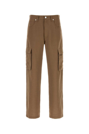 Light brown linen cargo pant FENDI (FB1135AVSG)
