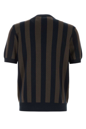 Embroidered knit t-shirt FENDI (FZY443AY3U)