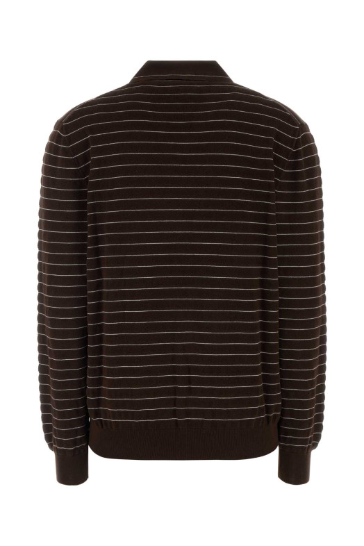 Embroidered cotton polo shirt MIU MIU (MML05RSOOO184Q)