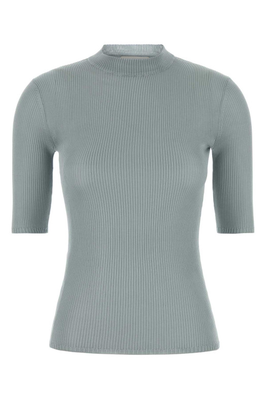 Powder blue silk top MIU MIU (MMR458SOOO18BQ)