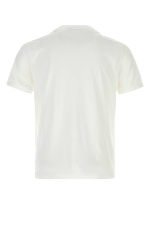 White cotton t-shirt Black PRADA (UJN964SOOO18QZ)