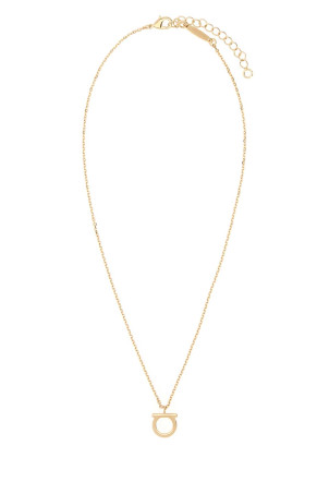 Gold metal Gancini necklace SALVATORE FERRAGAMO (760133696658)