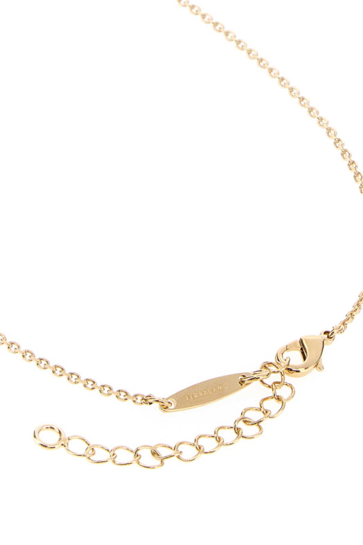Gold metal Gancini necklace SALVATORE FERRAGAMO (760133696658)