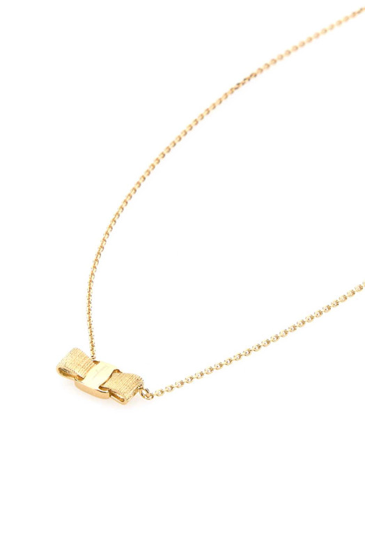 Gold metal necklace SALVATORE FERRAGAMO (760547998985)