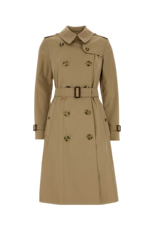 Beige twill trench coat Beige BURBERRY (8117240)