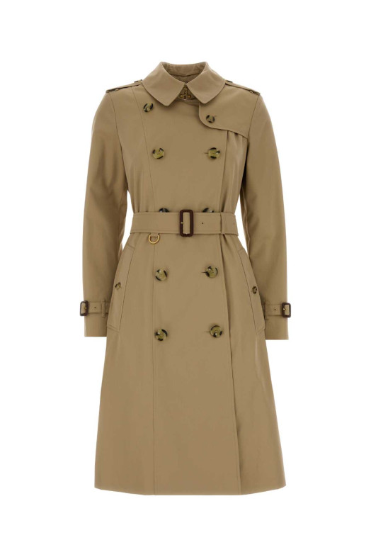 Beige twill trench coat Beige BURBERRY (8117240)