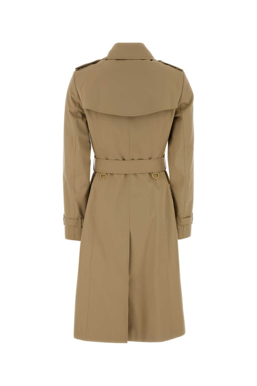 Beige twill trench coat Beige BURBERRY (8117240)