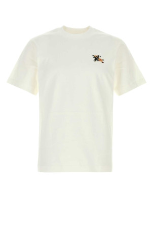 White cotton t-shirt BURBERRY (8127950)