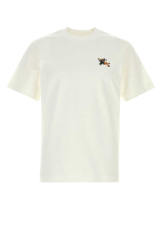 White cotton t-shirt BURBERRY (8127950)