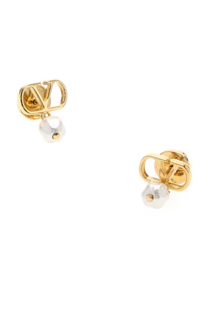 Gold metal VLogo Signature earrings VALENTINO GARAVANI (9W2J0CC8UXM)