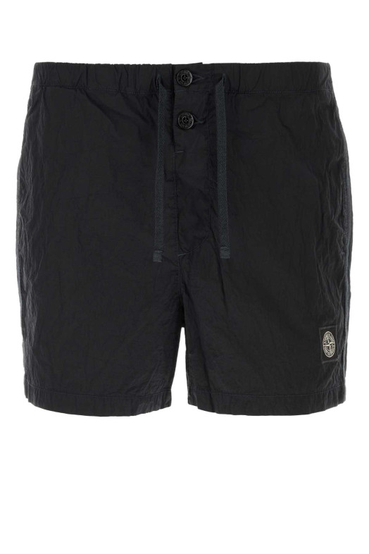 Midnight blue nylon swimming shorts Black STONE ISLAND (L1S15B100003S0043)