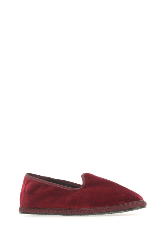 Bordeaux velvet ballerinas Multicolor VIBI VENEZIA (WPERFBO12VV15)