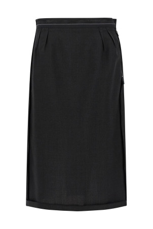 'Anonymity of the Lining' skirt Black