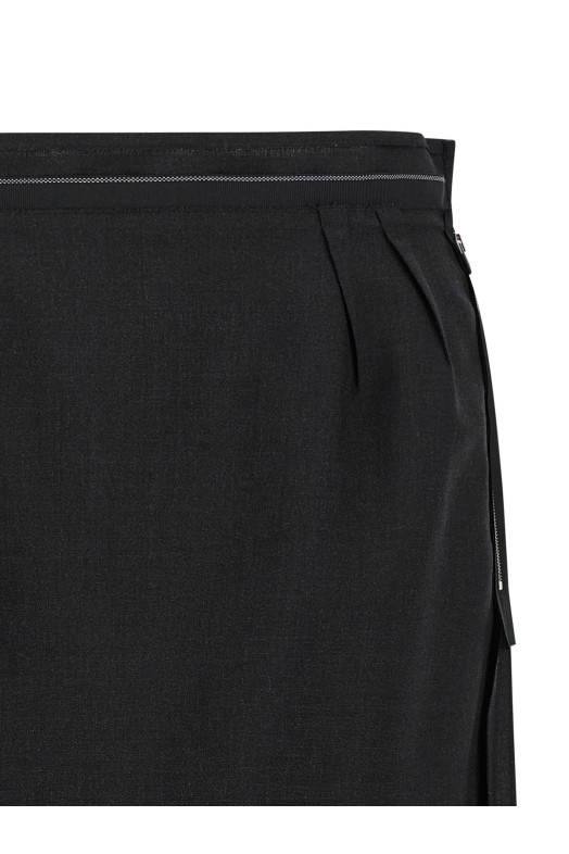 'Anonymity of the Lining' skirt Black