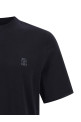 Logo print T-shirt Blue