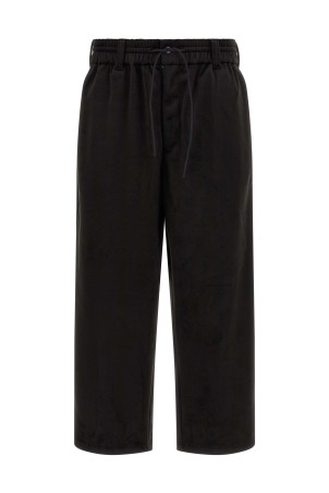 Джоггеры с бархатистым эффектом, чёрные Y3 YAMAMOTO KT1374BLACK