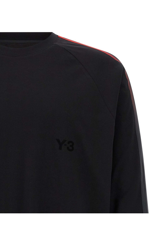 'Y-3 Oversized Gradient Stripes' T-shirt Black