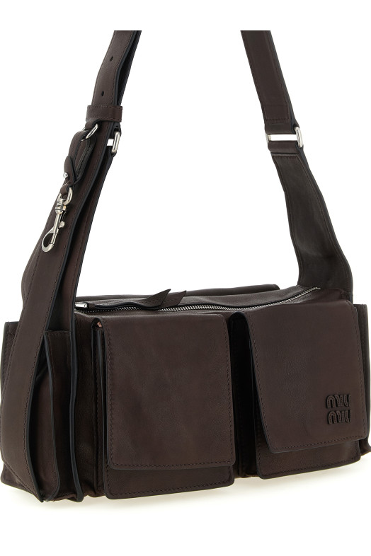 'Utilitaire' crossbody bag Brown