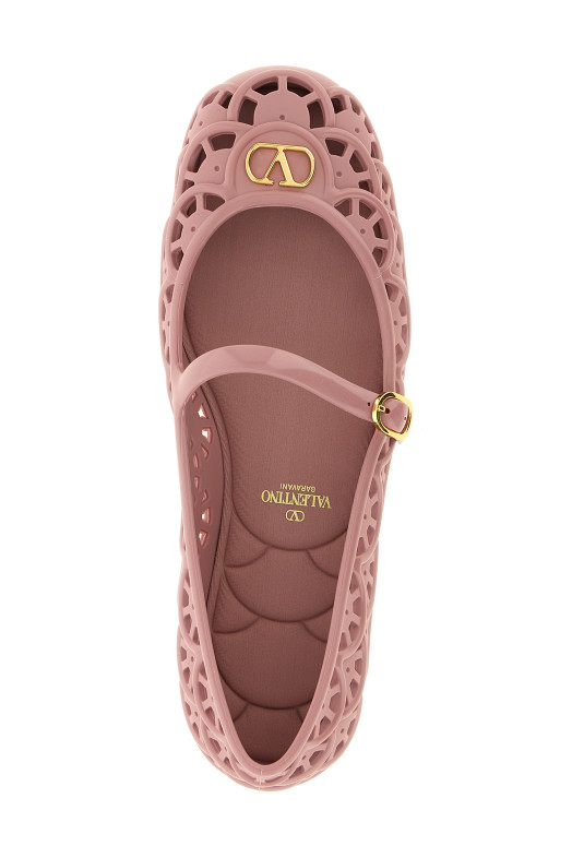 Valentino Garavani 'Ondette' ballet flats Pink
