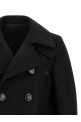 Двубортное пальто черного цвета DSQUARED2 S74AA0323S53003900