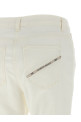 Джинсы Jewel с замком, белые ELISABETTA FRANCHI PJ29I61E2360