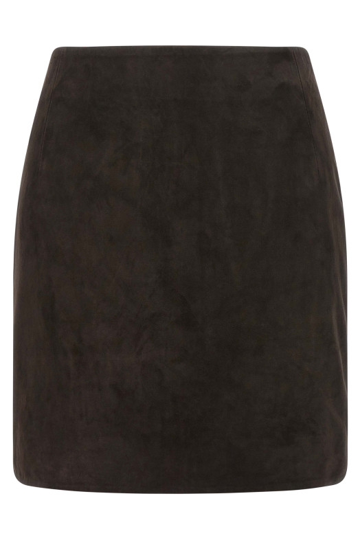 Suede skirt Bordeaux