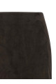 Suede skirt Bordeaux