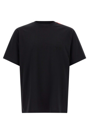 'Y-3 Gradient Stripes' T-shirt Black