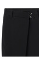 Wrap-up bermuda shorts Black