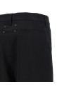 Wrap-up bermuda shorts Black