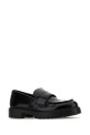 Черные кожаные лоферы TORY BURCH (163948)