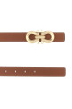 Biscuit leather reversible belt SALVATORE FERRAGAMO (230329775597)