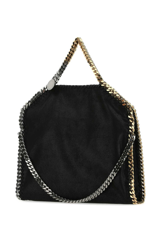 Black shaggy deer Falabella Fold Over handbag Black STELLA McCARTNEY (234387W70001)