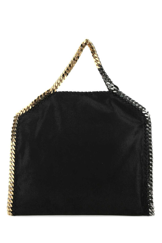 Black shaggy deer Falabella Fold Over handbag Black STELLA McCARTNEY (234387W70001)
