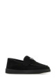 Black suede loafers Black PRADA (2DG124FG001103)