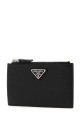 Black leather card holder Black PRADA (2MC086QHH)