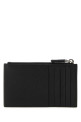 Black leather card holder Black PRADA (2MC086QHH)