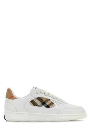 White leather Terrace sneakers White BURBERRY (8108654)