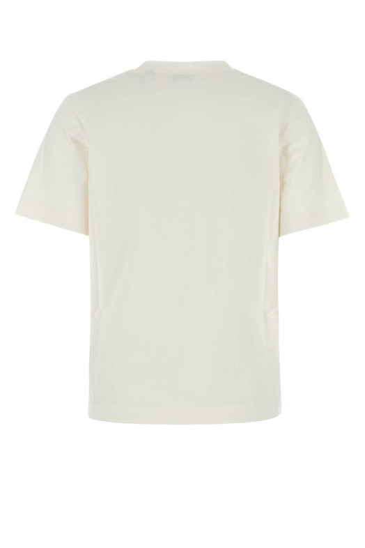Ivory stretch cotton t-shirt BURBERRY (8110955)