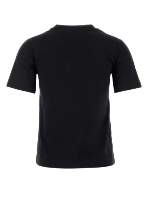 Black stretch cotton t-shirt Black BURBERRY (8110957)