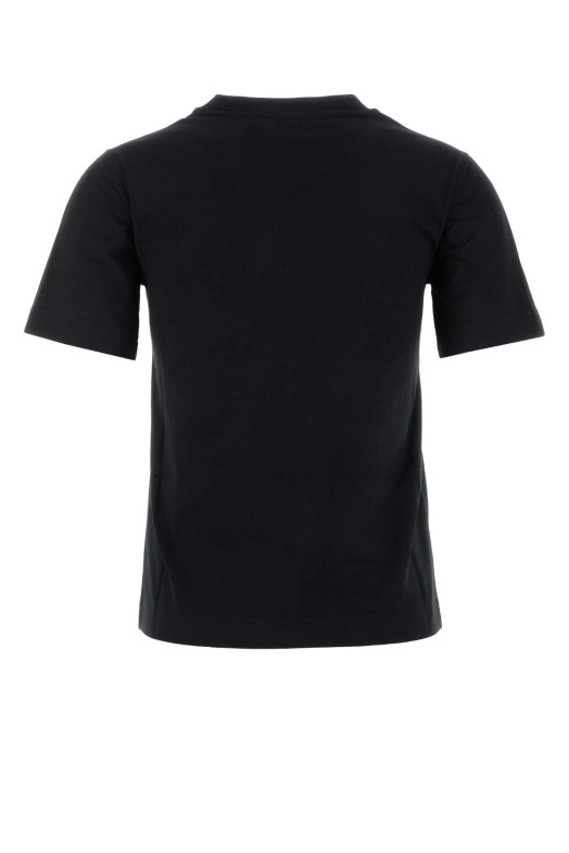 Black stretch cotton t-shirt Black BURBERRY (8110957)