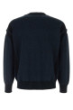 Midnight blue cotton blend sweater KENZO (FG55PU7793LL)