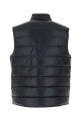 Темно-синя нейлонова безрукавка Gui з пухом, чорна, MONCLER (L10911A1070053029)